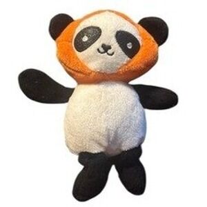Dan Dee Collectors Choice Pumpkin Panda Plush Halloween Small Stuffed Animal 5in